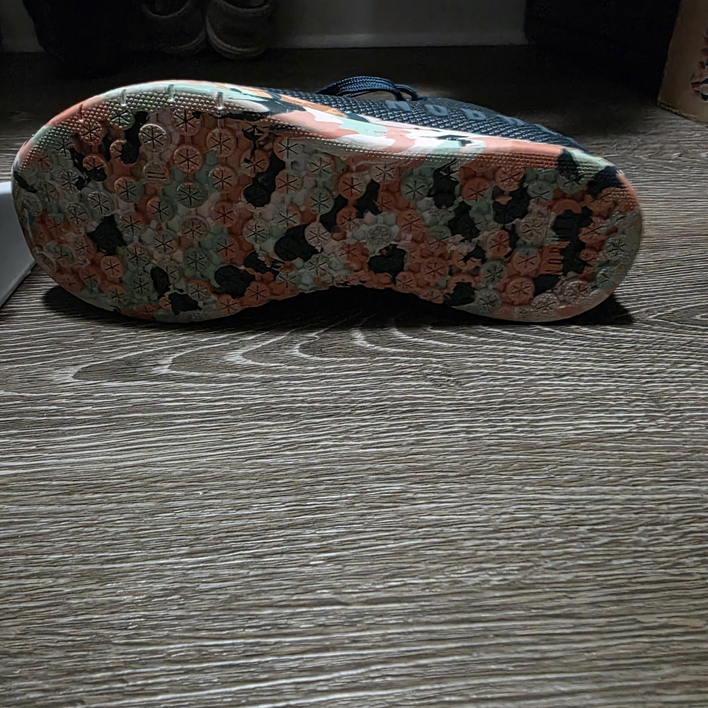 NOBULL Camouflage Sneakers - Black, Orange, and Green